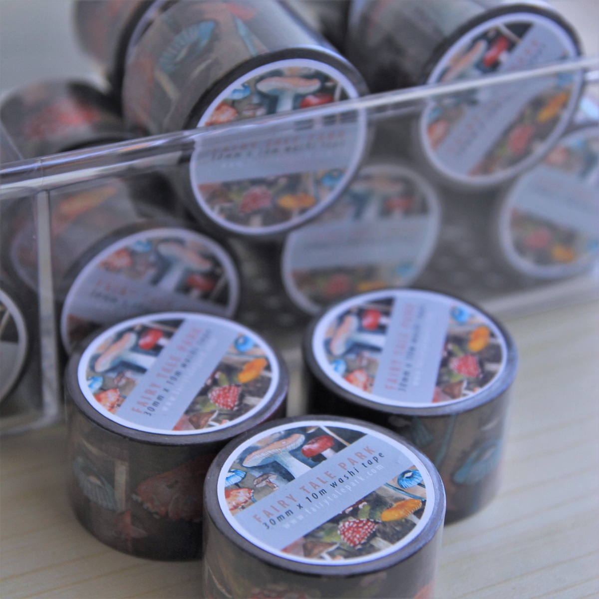 Washi Tape 30mm Mushroom Artwork - Image 3